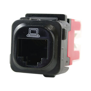 Connected Switchgear RJ45 CAT5E Data Jack - Black CS-CAT5EB
