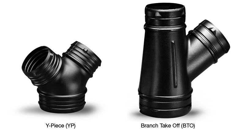 Fantech Y-Pieces and Branch Take Offs YP-250-250-250