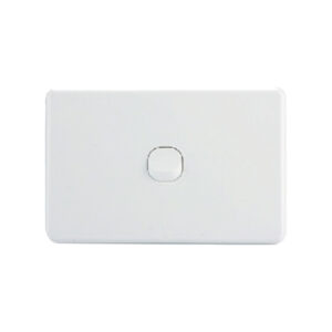 AVOL AVOL 1 Gang Light Switch 10A | White | Horizontal ESW141