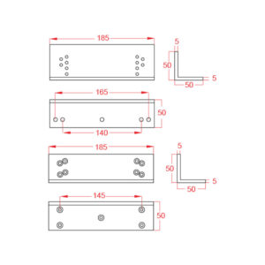 Watchguard Z Bracket for MAGLOC200 MAGLOC-LZ200