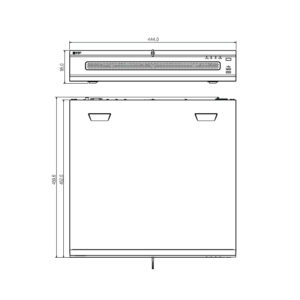 VIP Vision Ultimate AI Series 128CH NVR with 8 x HDD Bays NVR128ULT-I