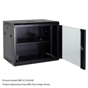 VIP Vision 19'' 18RU 600mm Pre-assembled Wall-Mount Data Cabinet RMC-B18U600W2