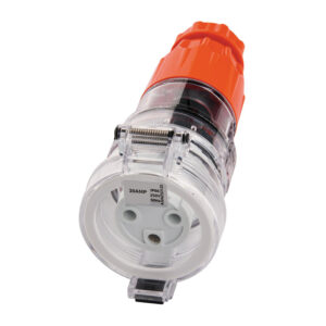 AVOL 3 Pin Round Extension Socket 32A SE332R3P