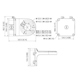 None Right Angle Wall Mount Camera Bracket VSBKTB206W