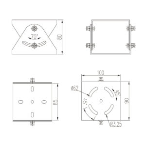VIP Vision VIP Vision Wall Mount VSIPEX-BW
