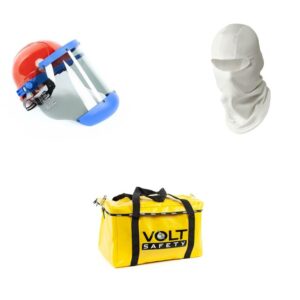 Arc flash Head Protection Kit HRC2 10.7cal/cm2 - Volt Safety ARC-FS-K
