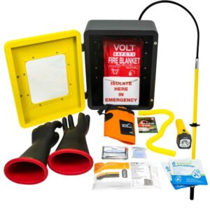 Wall Mounted High Voltage Rescue Kit Class 3 26.5kV - Volt Safety KIT