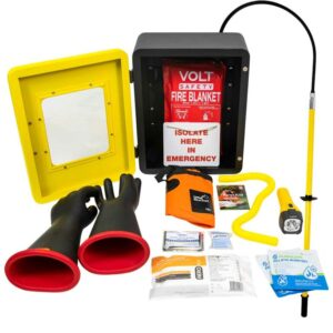 Wall Mounted High Voltage Rescue Kit Class 4 36kV - Volt Safety KIT