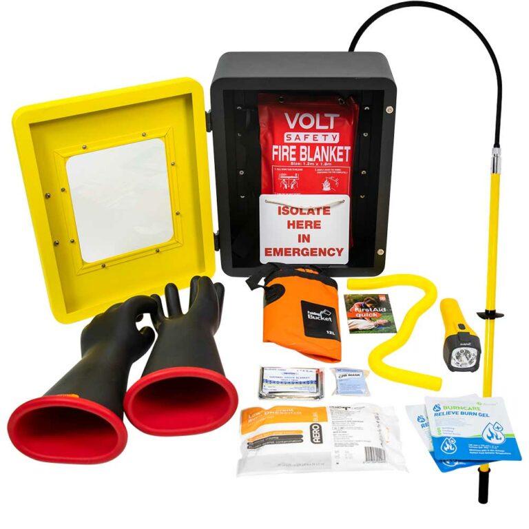 Wall Mounted High Voltage Rescue Kit Class 4 36kV - Volt Safety KIT