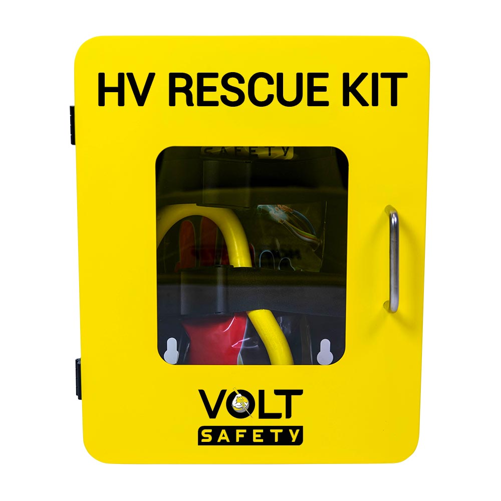 Wall Mounted High Voltage Rescue Kit Class 2 17kV - Volt Safety KIT-HVR-WM-2
