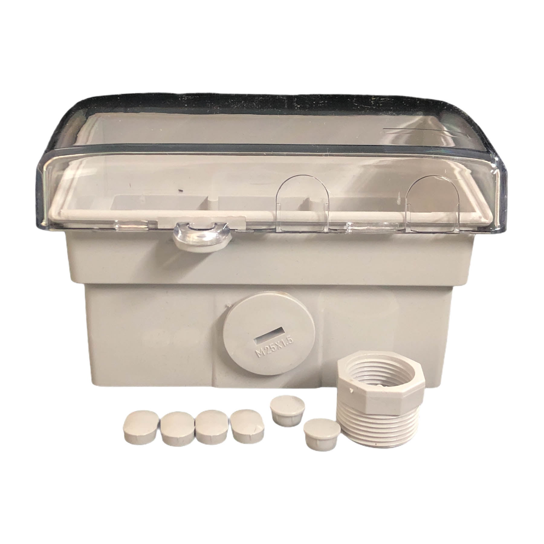 Transco weatherproof enclosure and clear lid WENC