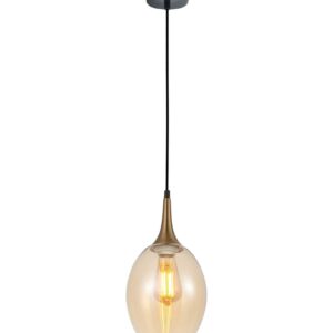 CLA BROTE: Retro Interior Bronze Wine Glass Shape Pendant Lights