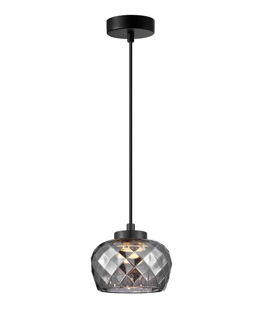CLA CARAMELLE: Interior LED Tri-CCT Glass with Segments Ellipse Pendant Lights