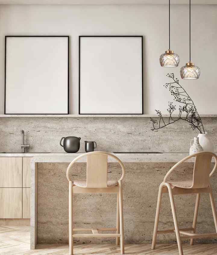 CLA CARAMELLE: Interior LED Tri-CCT Glass with Segments Ellipse Pendant Lights