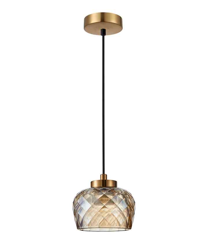 CLA CARAMELLE: Interior LED Tri-CCT Glass with Segments Ellipse Pendant Lights