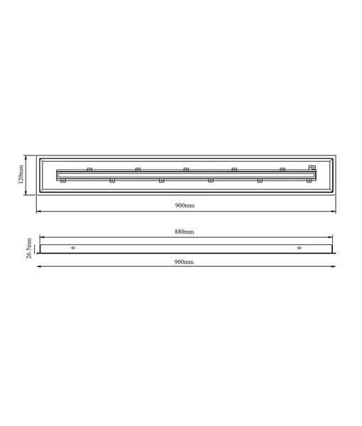 CLA CLUSTER: Pendant Canopies (Rectangular) - Image 2