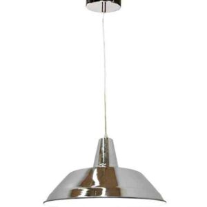 CLA DIVO: Industrial Retro Dome Chrome Pendant Light