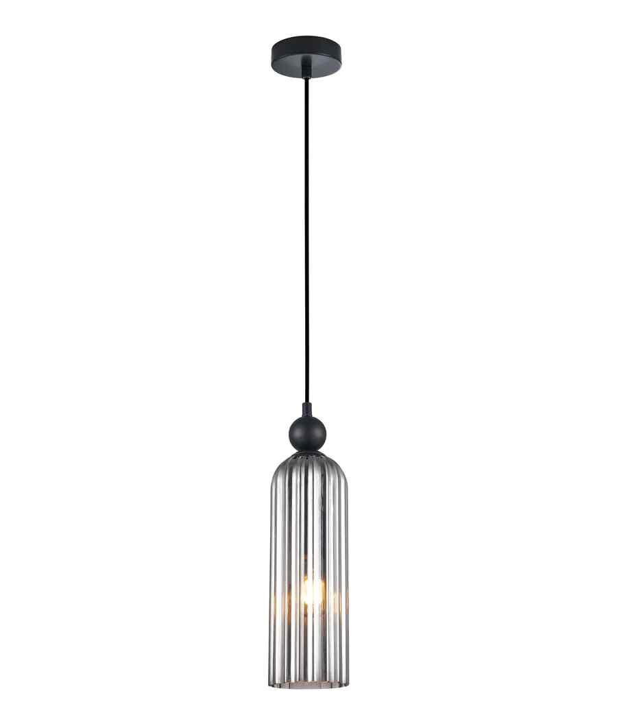 CLA FLAUTA: Interior Round Top Cylinder Ribbed Pendant Lights
