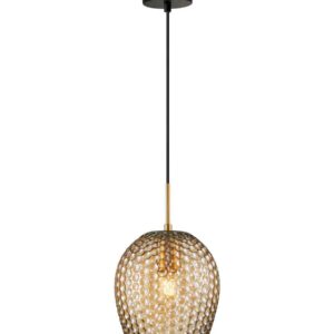 CLA FOSSETTA: Interior Wine Glass Shape Dimpled Pendant Lights