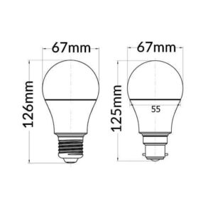 CLA 
GLS LED Globes Frosted Diffuser (10W)