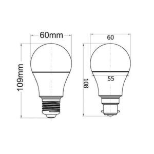 CLA GLS LED Dimmable Globes Frosted Diffuser (10W)