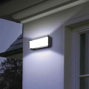 CLA HEKA: Surface Mounted Rectangular LED Exterior Wall Lights IP65