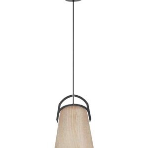 CLA LEGNA: Retro Replica Wood Ellipse Shape Pendant Lights