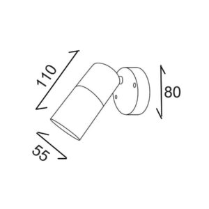 CLA LENGAN: Interior Single Head Adjustable Round Base Spot Lights