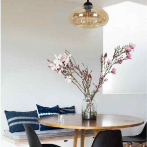 CLA MASON: Modern Retro Oval Glass Pendant Lights