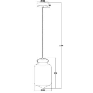 CLA MASON: Modern Retro Tipped Glass Pendant Lights