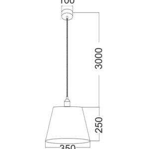 CLA PENSHADE: Interior Slanted with Maple Leaf Pattern Laser Cut Pendant Lights