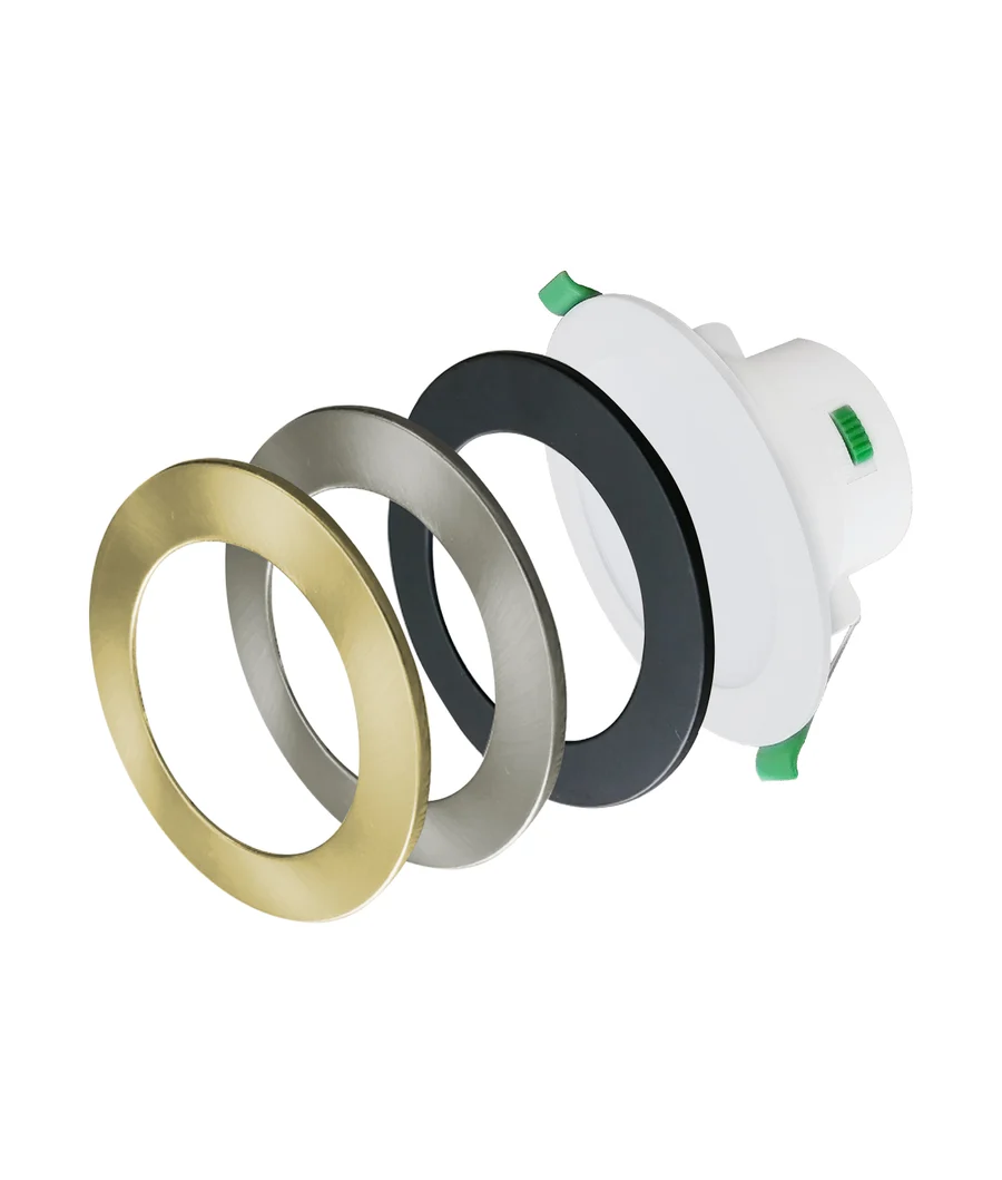 CLA NOVADLUX01A: LED Dimmable Tri-CCT with Changeable Faceplate(via clip) Recessed Downlight