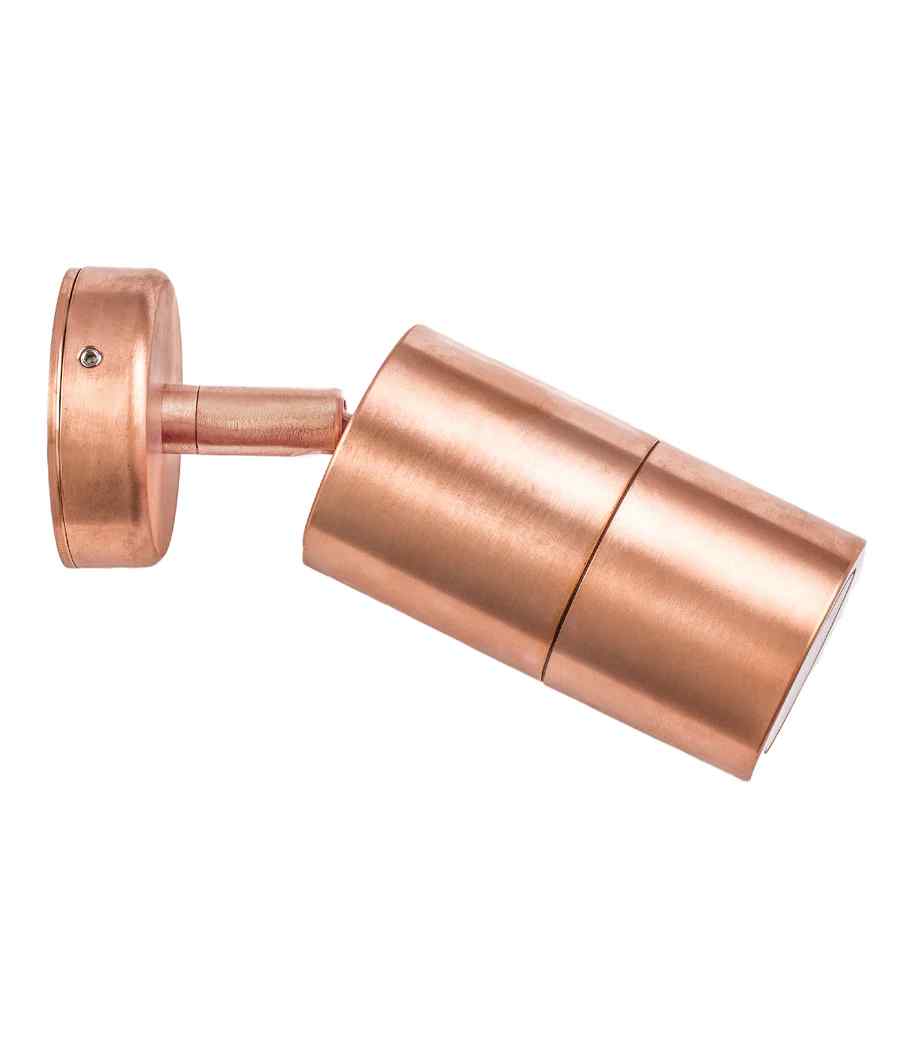 CLA GU10 Exterior Wall Pillar Spot Lights (Copper) IP65 - Image 3