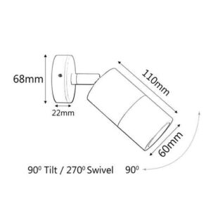 CLA MR16 Exterior Wall Pillar Spot Lights (316 Stainless Steel) IP65