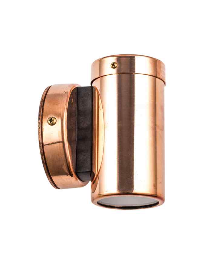 CLA GU10 Exterior Wall Pillar Spot Lights (Light Weight Copper) IP54 - Image 4