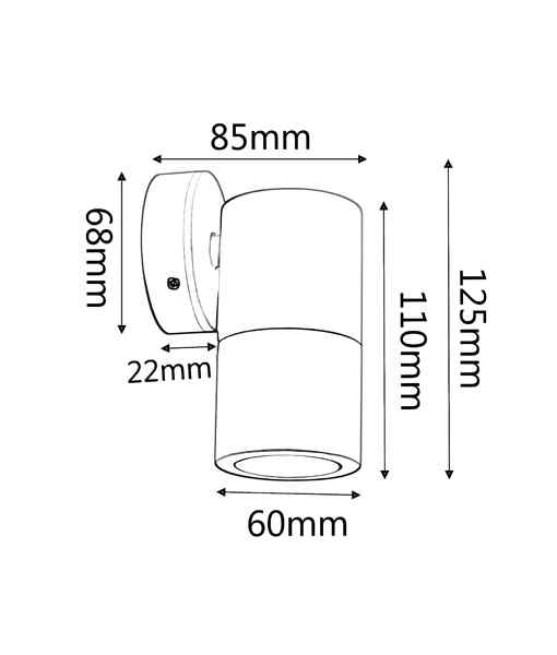 CLA MR16 Exterior Wall Pillar Spot Lights (316 Stainless Steel) IP65 - Image 3