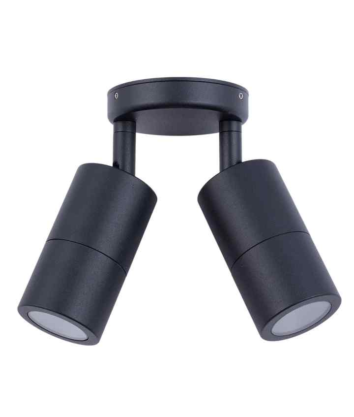 CLA MR16 Exterior Wall Pillar Spot Lights (Black Aluminium) IP65 - Image 6