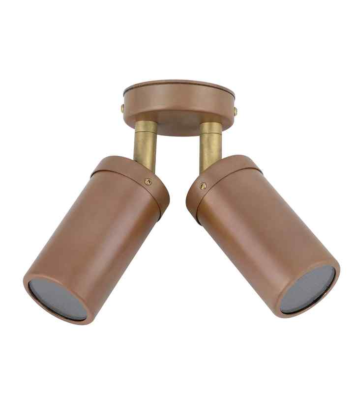 CLA MR16 Exterior Wall Pillar Spot Lights (Aged Copper) IP54 - Image 6