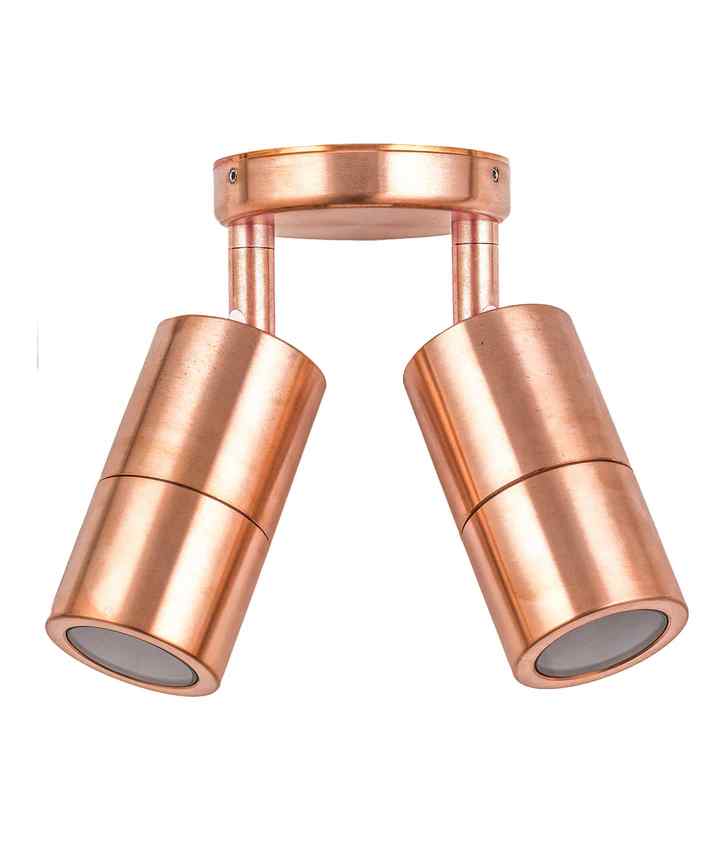 CLA MR16 Exterior Wall Pillar Spot Lights (Copper) IP65 - Image 4