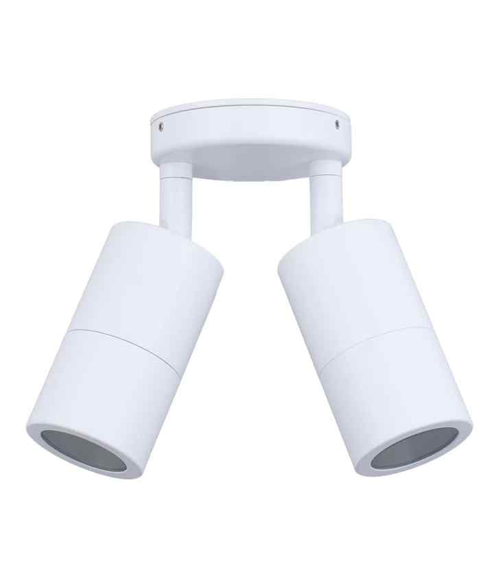 CLA MR16 Exterior Wall Pillar Spot Lights (White Aluminium) IP65 - Image 6