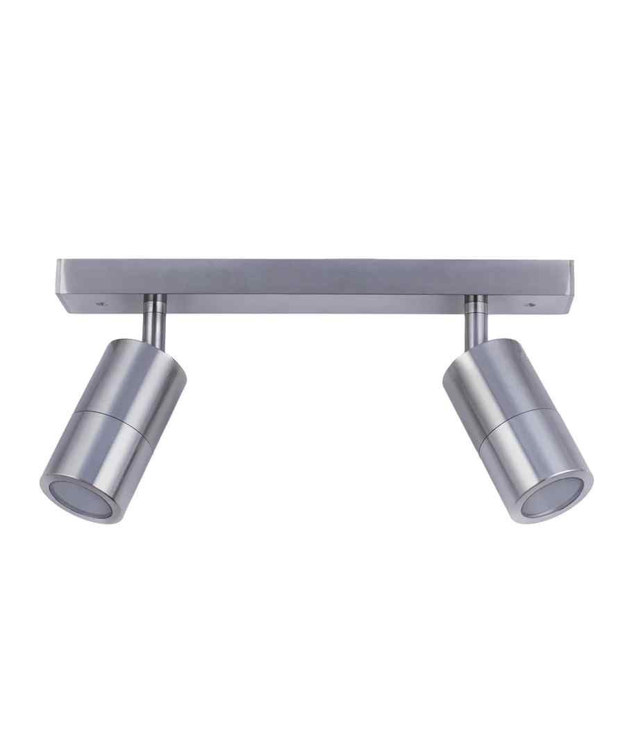 CLA GU10 Exterior Adjustable Head Bar Lights (Titanium) IP44