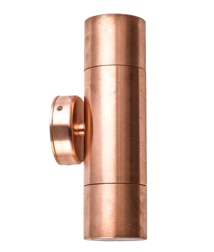 CLA GU10 Exterior Wall Pillar Spot Lights (Copper) IP65 - Image 8