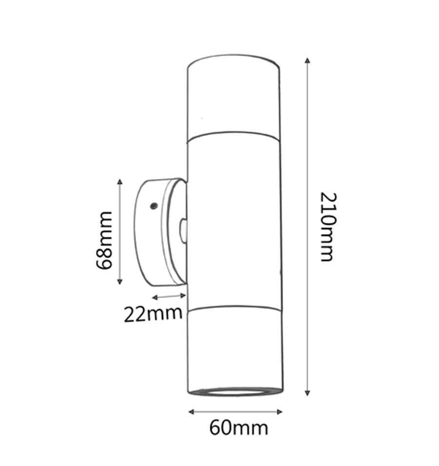 CLA MR16 Exterior Wall Pillar Spot Lights (316 Stainless Steel) IP65 - Image 8