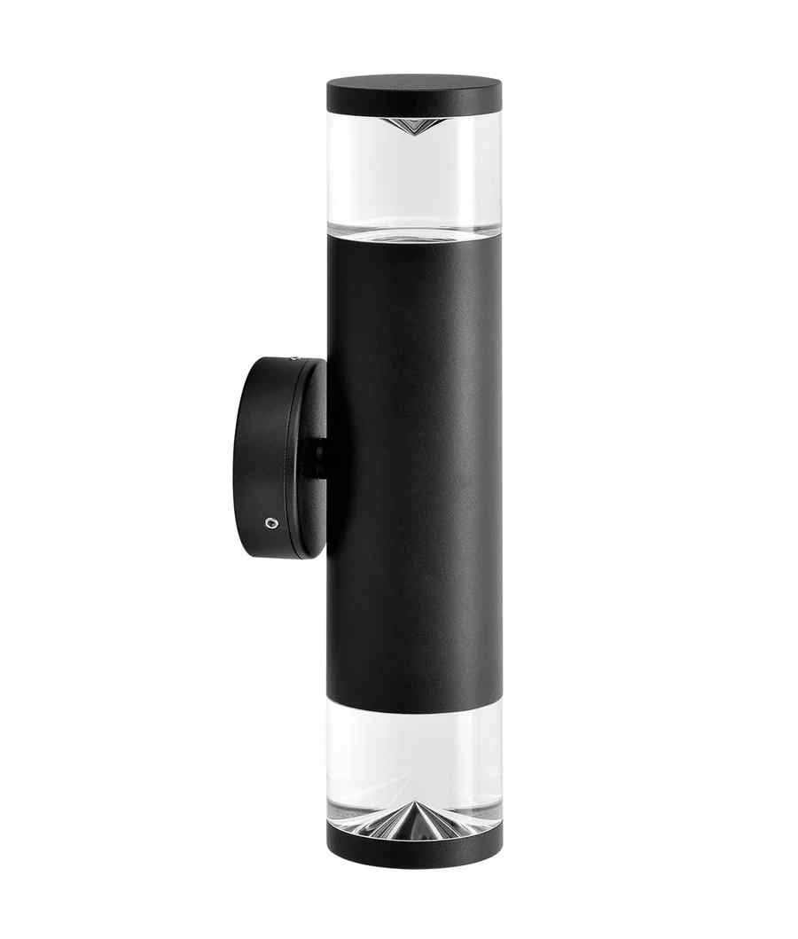 CLA PHARE: GU10 Exterior Wall Pillar Light (Black) IP65 - Image 2
