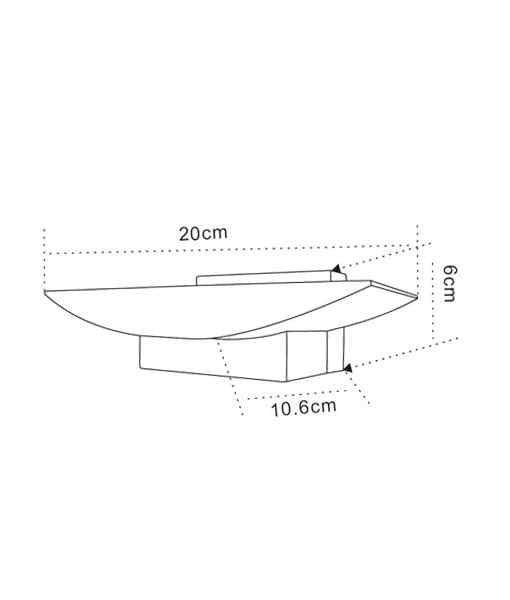 CLA PHOENIX: City Series LED Interior Curved Up Light Wall Light - Image 4