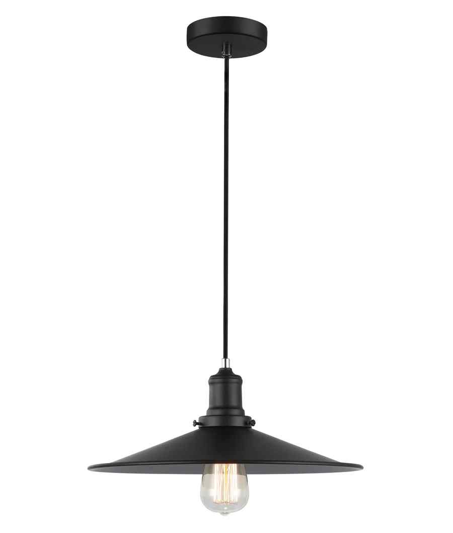 CLA PIATTO: Industrial Black Coolie Pendant Lights - Image 5