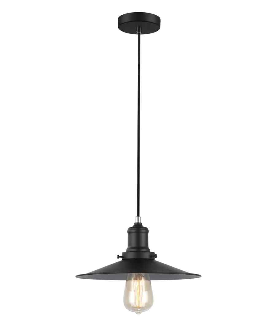 CLA PIATTO: Industrial Black Coolie Pendant Lights - Image 7