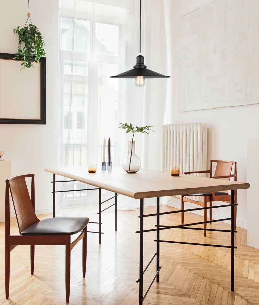 CLA PIATTO: Industrial Black Coolie Pendant Lights - Image 5