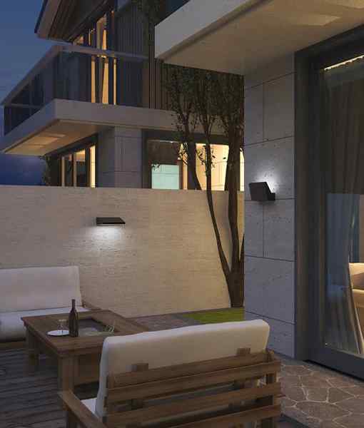 CLA PLANA: Exterior LED Adjustable Wedge Surface Mounted Wall Lights IP65 - Image 4