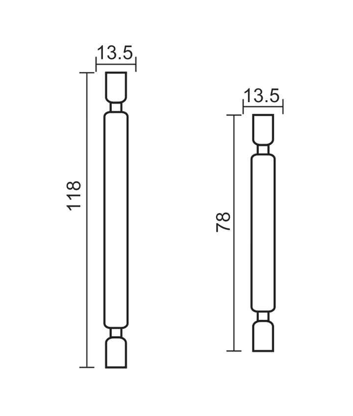CLA R7S LED Globes